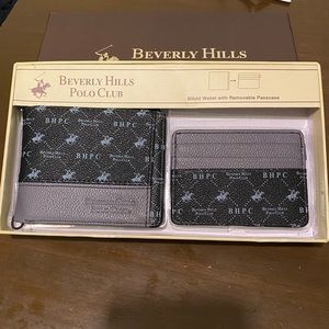 Men's Wallet Black BEVERLY HILLS POLO CLUB.